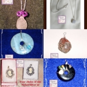 Necklaces, pendants