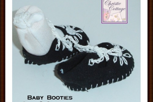 Baby shoes, booties, handmade, America | Christie Cottage