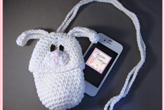 Bunny Pouch (Cell phone, bottle camera, cozie, case, holder) PDF pattern