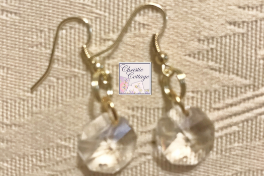 Crystal dangles Earrings. Free shipping