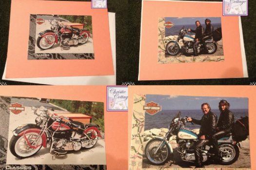 Set of 2 Cards Sturgis Cards with Harley-Davidson's at Sturgis