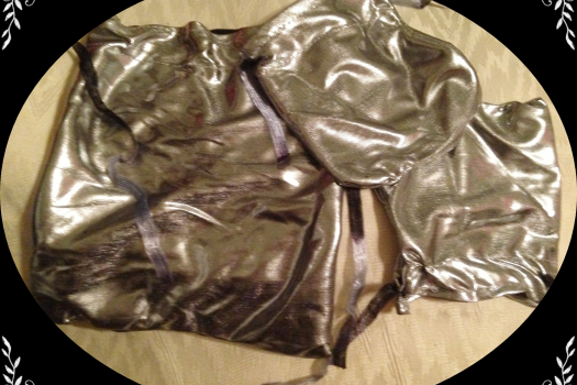 Buy these Silver Lame' Jewelry, Gift Bags. Set of 3. Handmade Silver Lame' Jewelry, Gift Bags. Set of 3. Handmade
