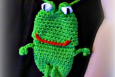 Frog Cell Phone Pouch,(Camera, bottle case, cozie, holder) Crochet Pattern PDF 0
