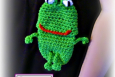 Frog Cell Phone Pouch,(Camera, bottle case, cozie, holder) Crochet Pattern PDF 0