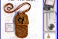 Bear Cell Phone Pouch - Crochet Pattern - PDF