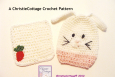 Animal Washcloth and Bath Mitt Set of 8 -Crochet Patterns PDF