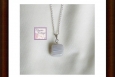 Botswana agate Pendant silver chain