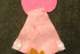 Sunbonnet Sue Applique, Handmade in America, Pink, 001