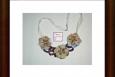 Boho crocheted necklace, Made in America