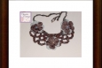 Boho crocheted necklace, Made in America