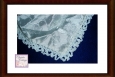 Miniature Wedding Dress Hankie, Keepsake