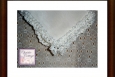 Miniature Wedding Dress Hankie, Keepsake
