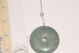 Jasper pendant, wire wrapped