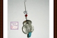 Clear Glass, Heart Pendant
