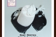 Baby Shoes, Booties, Size 0-6 months Handmade