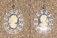 Lavely Cameo Dangle Earrings