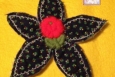 Daisy Applique, Handmade, 003, Vintage Applique Center