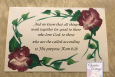 Christian Cards, USA,Hand painted scripture cards. Set of 6