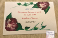 Christian Cards, USA,Hand painted scripture cards. Set of 6