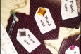 Faux Snake Skin Thank You Tags, Hang Tags, Set of 10, P167 Faux Snake Skin Thank You Tags, Hang Tags, Set of 10, P167