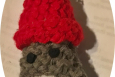 Handmade Sock Monkey Ornament