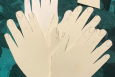 Fingerless glove hand dispalys, kids