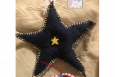 Patriotic Christmas Ornaments, Extra large, Set of 3. P-264