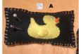 Duck pincushion,.handmade, hand stitched Handmade in USA