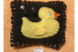 Duck pincushion, Handmade, hand stitched Handmade in America