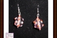purple dangle earrings
