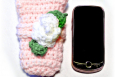 Pretty in Pink Cell Phone, Crochet Pattern, pdfPretty in Pink Cell Phone, Croche