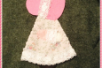 Sunbonnet Sue, Handmade Applique, Handmade in America, Pink, Gingham