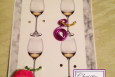 Wine Glass Charms Display Card, PDF