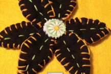 Daisy Applique, Handmade in America 001