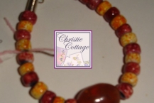 beaded bracelet, handmade