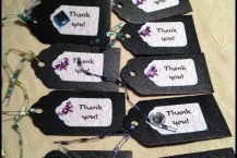 Dragonfly Thank You Hang Tags, Set of 10, P164