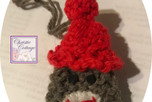 Sock Monkey Ornament