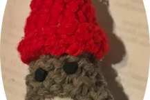Handmade Sock Monkey Ornament