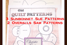 Pattern Sunbonnet Sue and Overalls Sam